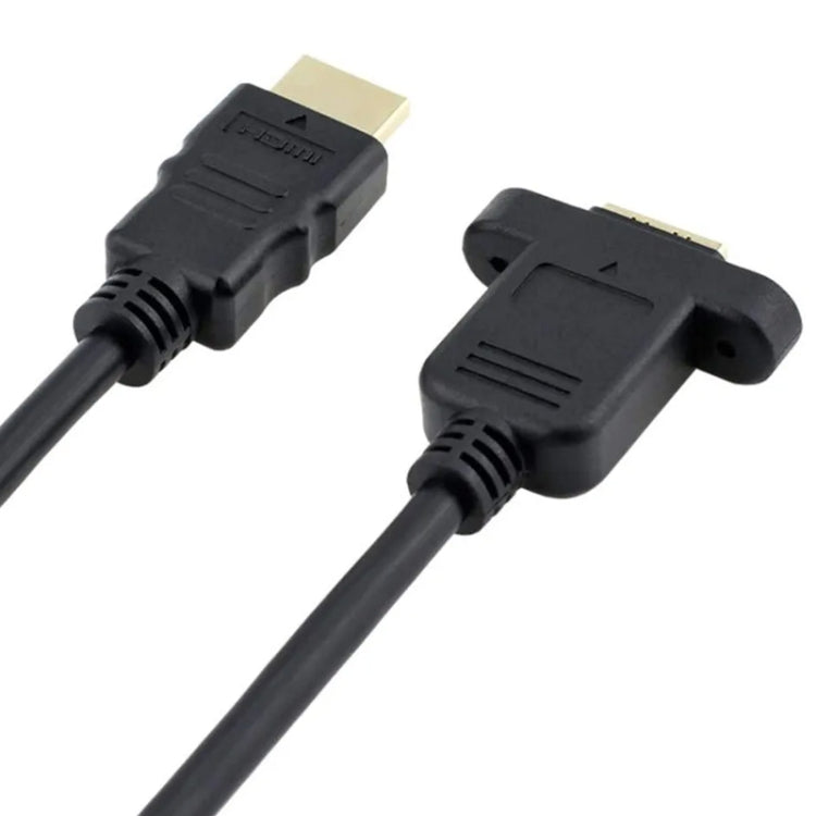 30cm HDMI (Type-A) Male to HDMI (Type-A) Female Adapter Cable with 2 Screw Holes -  by buy2fix | Online Shopping UK | buy2fix