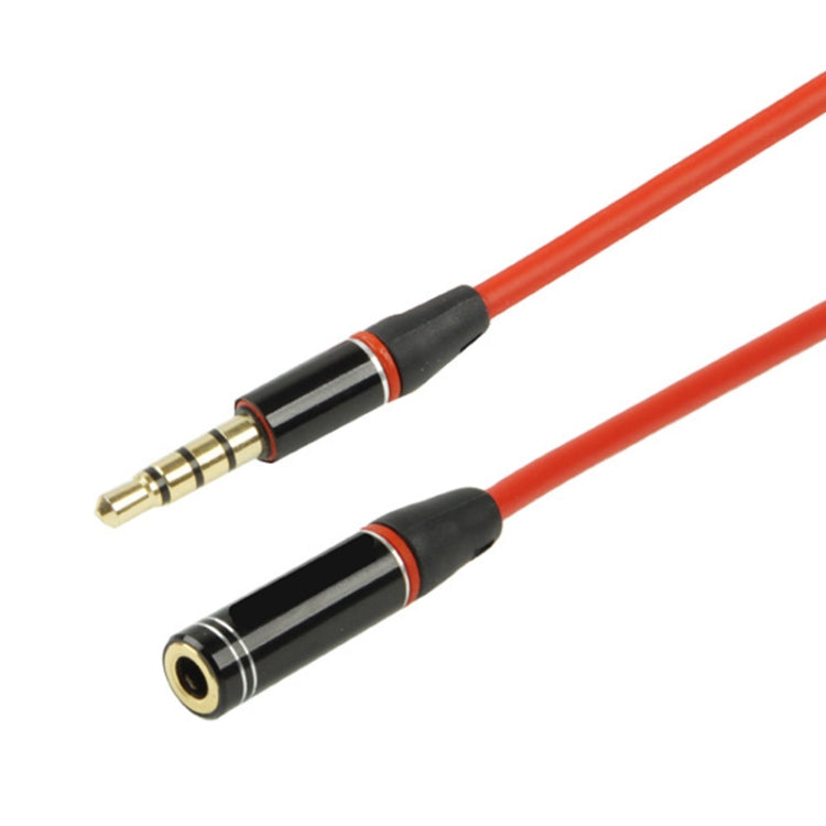 1.2m Aux Audio Cable 3.5mm Male to Female, Compatible with Phones, Tablets, Headphones, MP3 Player, Car/Home Stereo & More(Red) - Cable & Splitter by buy2fix | Online Shopping UK | buy2fix