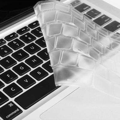 ENKAY TPU Soft Keyboard Protector Cover Skin for MacBook Pro / Air (13.3 inch / 15.4 inch / 17.3 inch)(Transparent) - Computer & Networking by buy2fix | Online Shopping UK | buy2fix