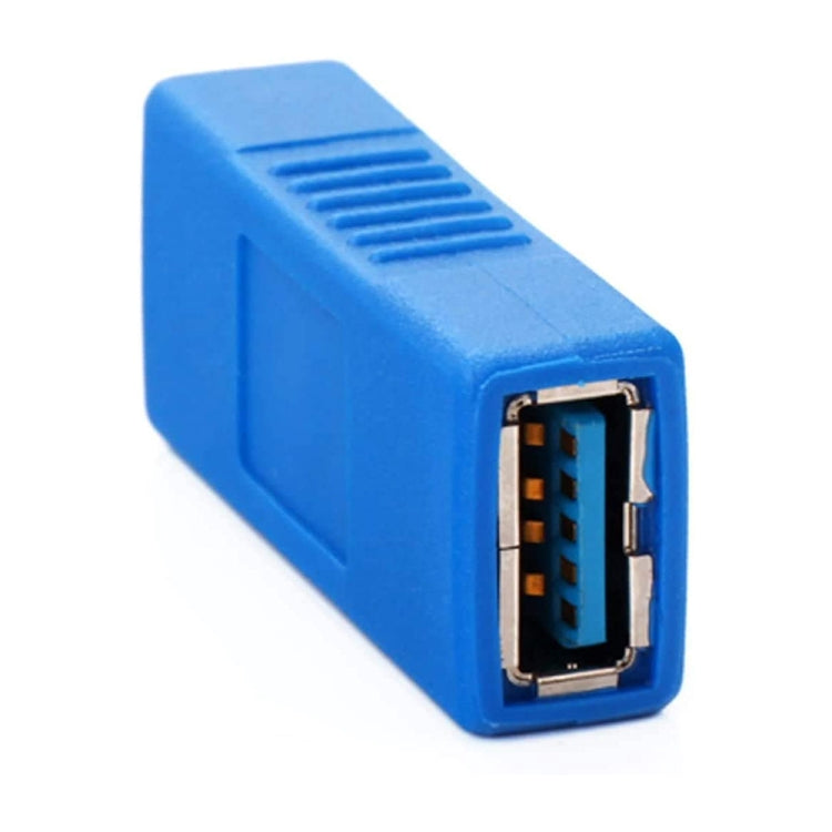 Super Speed USB 3.0 AF to AF Cable Adapter (Blue) -  by buy2fix | Online Shopping UK | buy2fix