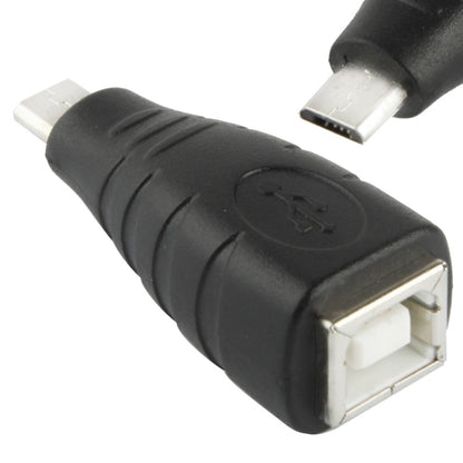 Micro USB Male to USB BF Adapter(Black) -  by buy2fix | Online Shopping UK | buy2fix