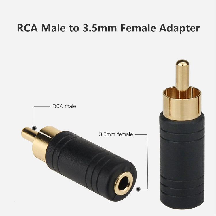 RCA Plug to 6.35mm Stereo jack - RCA Adapter by buy2fix | Online Shopping UK | buy2fix