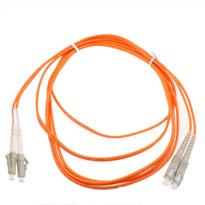 SC-LC Dual-Core Multi Mode Fiber Optic Jumper,Length: 3m - Computer & Networking by buy2fix | Online Shopping UK | buy2fix