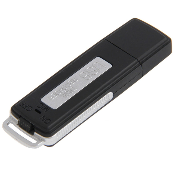 Mini Interview Recorder / USB Flash Drive , Built in 4GB Memory(Black) - Security by buy2fix | Online Shopping UK | buy2fix