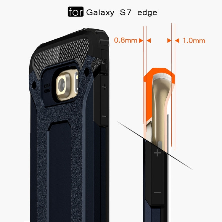 For Galaxy S7 Edge / G935 Tough Armor TPU + PC Combination Case (Dark Blue) - More Brand by buy2fix | Online Shopping UK | buy2fix