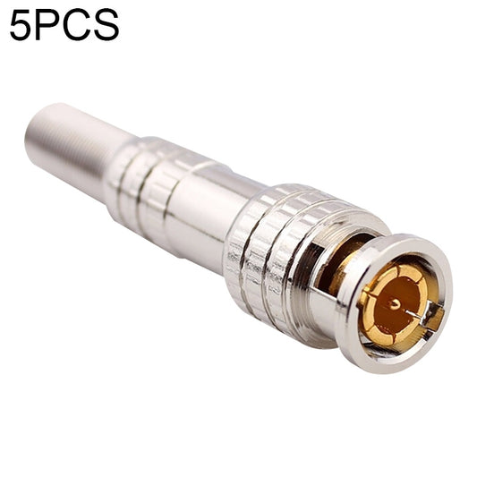 5 PCS Copper-free Solder Male to Female BNC Connector - Security by buy2fix | Online Shopping UK | buy2fix