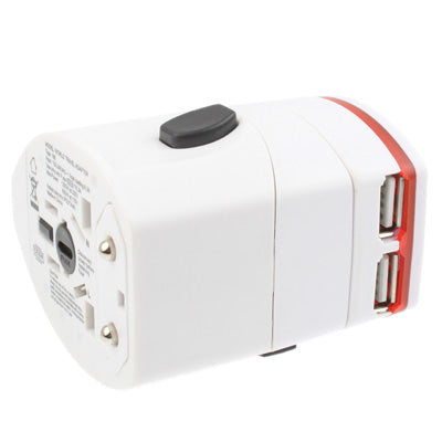 Plug Adapter, World Travel Adapter 2 & USB Charger - Consumer Electronics by buy2fix | Online Shopping UK | buy2fix