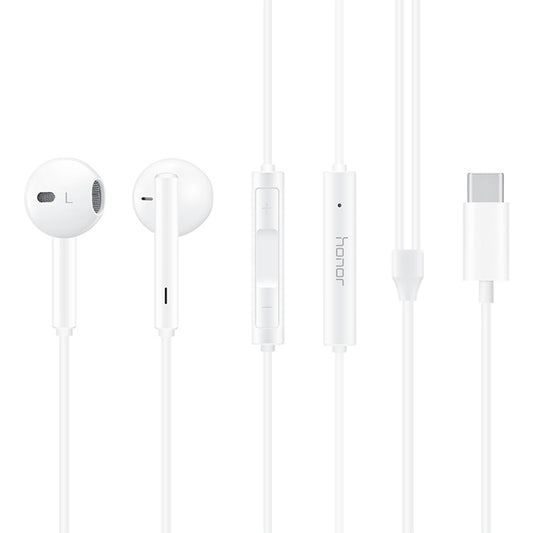 Original Honor AM33 USB-C / Type-C Classic Noise Reduction In-ear Wired Earphone, Support Wire Control & Call - Type-C Earphone by Huawei | Online Shopping UK | buy2fix