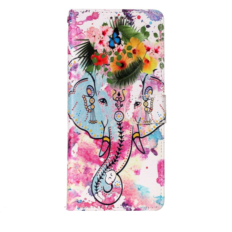 For Galaxy Note 8 Embossed Flower Elephant Pattern Horizontal Flip Leather Case with Holder & Card Slots & Wallet & Photo Frame - Galaxy Phone Cases by buy2fix | Online Shopping UK | buy2fix