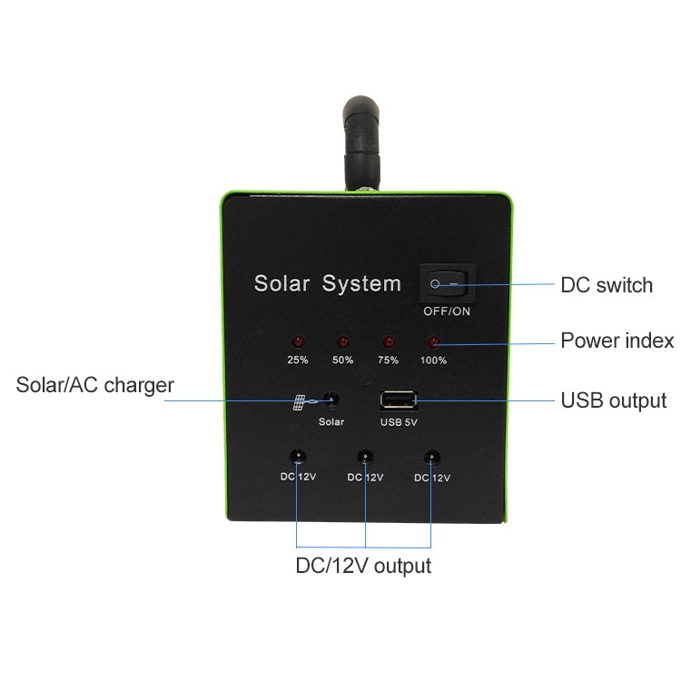 SG20W-AC100 20W Household High Power Solar Power Generation System - Consumer Electronics by buy2fix | Online Shopping UK | buy2fix