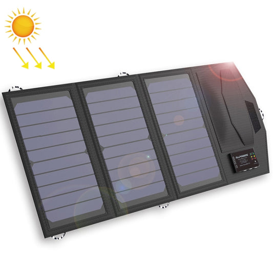 ALLPOWERS Solar Battery Charger Portable 5V 15W Dual USB+ Type-C Portable Solar Panel Charger Outdoors Foldable Solar Panel - Charger by buy2fix | Online Shopping UK | buy2fix