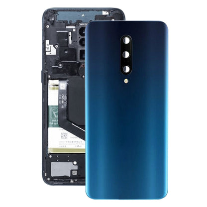 For OnePlus 7 Pro Battery Back Cover With Camera Lens (Blue) - Back Cover by buy2fix | Online Shopping UK | buy2fix