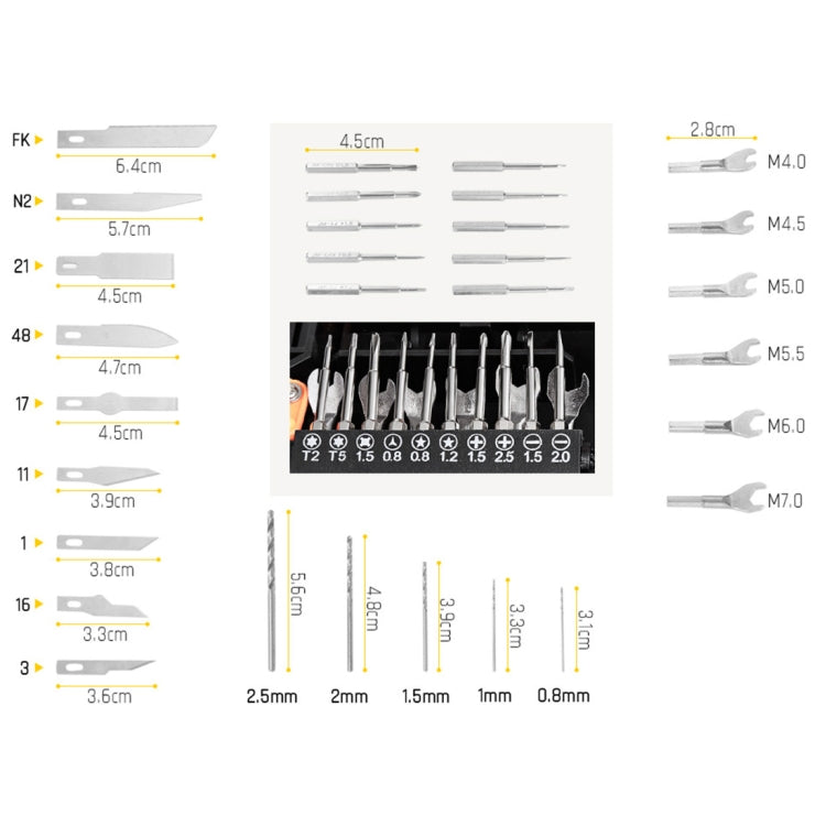 JAKEMY JM-8158 34 in 1 Multipurpose Screwdriver Set Hardware Repair Tool - Screwdriver Set by JAKEMY | Online Shopping UK | buy2fix