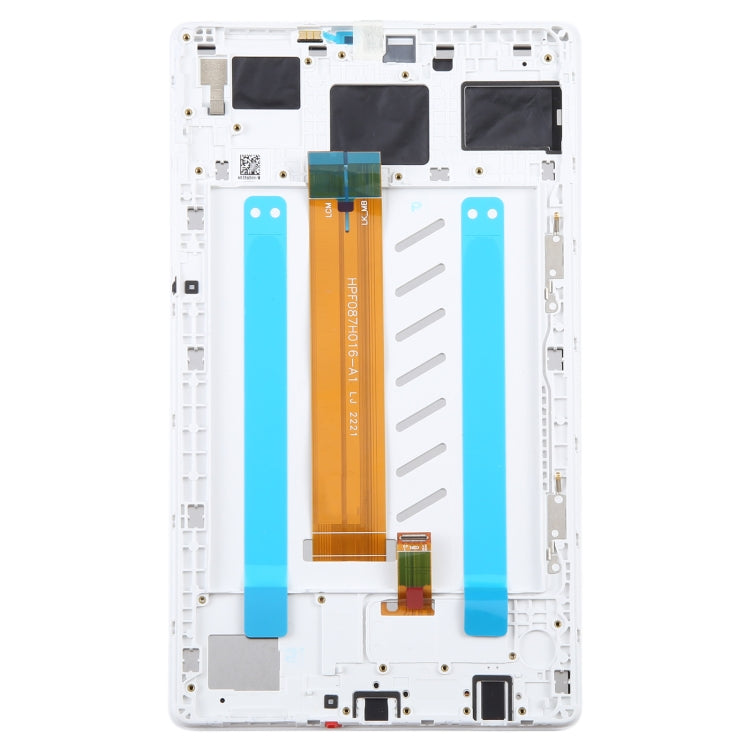 For Samsung Galaxy Tab A7 Lite SM-T225 LTE Edition Original LCD Screen Digitizer Full Assembly with Frame (White) - LCD Screen by buy2fix | Online Shopping UK | buy2fix