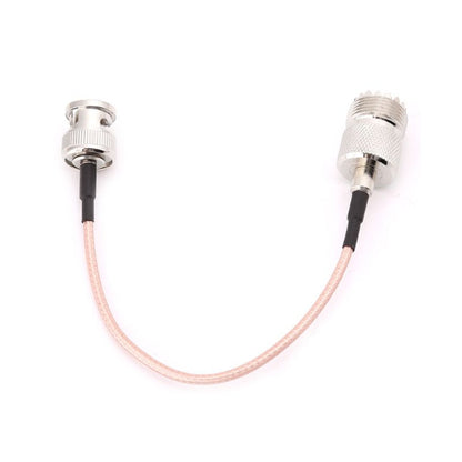 UHF SO239 Female To BNC Male RG316 Connecting Cable, Length: 15cm - Security by buy2fix | Online Shopping UK | buy2fix