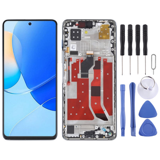Original LCD Screen and Digitizer Full Assembly with Frame for Huawei Nova 9 SE (Silver) - LCD Screen by buy2fix | Online Shopping UK | buy2fix