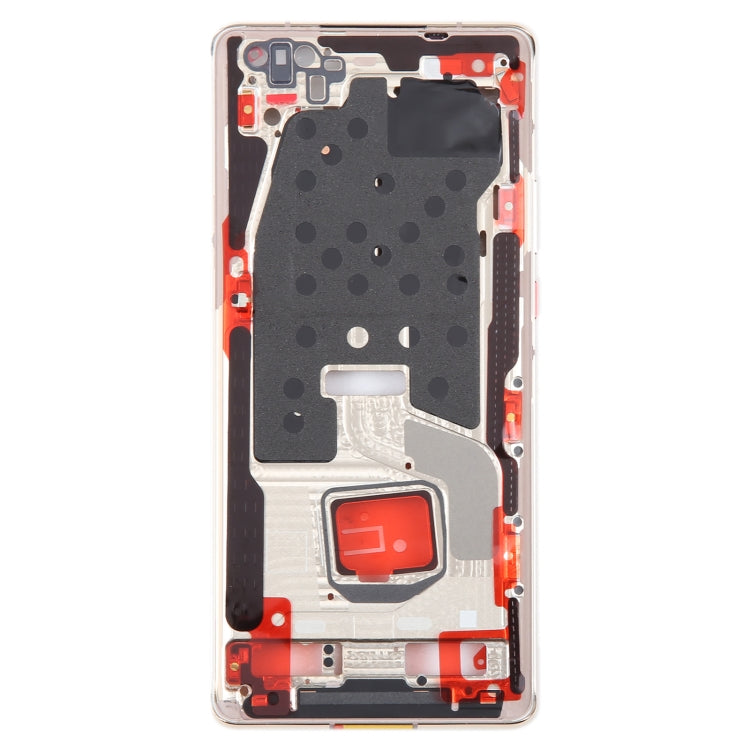 For Huawei Mate 40 Pro Original Front Housing LCD Frame Bezel Plate (Gold) -  by buy2fix | Online Shopping UK | buy2fix