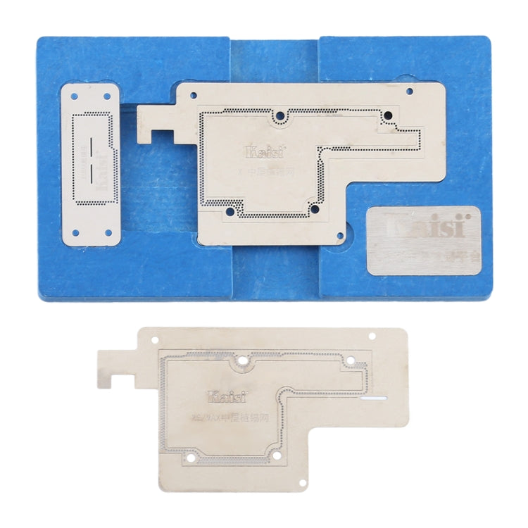 Kaisi Mainboard Middle Layer Board BGA Reballing Stencil Plant Tin Platform for iPhone X / XS / XS Max - Repair Platform by Kaisi | Online Shopping UK | buy2fix