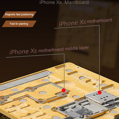 MECHANIC MR3 3 in 1 Mid-Layer Planting Tin Platform for iPhone X/XS/XS Max - Repair Platform by MECHANIC | Online Shopping UK | buy2fix