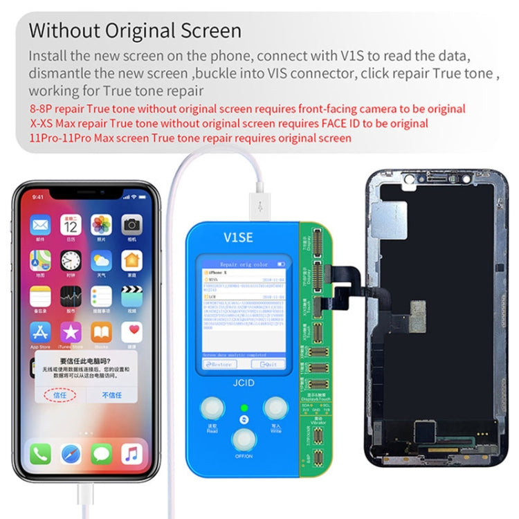 JC V1SE Testing Repair Face ID Dot Board Adaptor For iPhone X-15 Pro Max - Test Tools by JC | Online Shopping UK | buy2fix