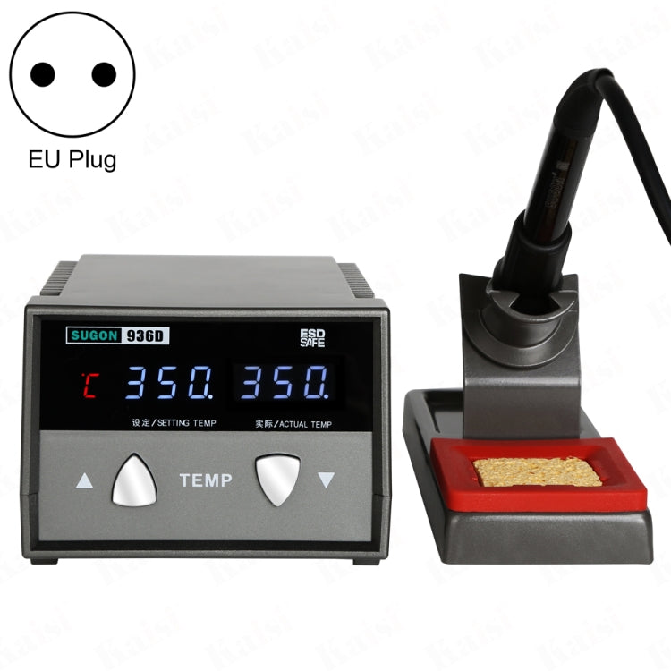 SUGON 936D Digital Display Constant Temperature Welding Station, EU Plug - Soldering Iron Set by SUGON | Online Shopping UK | buy2fix