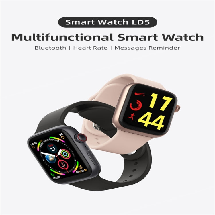 LD5 1.54 inch Color Screen Smart Watch, IP67 Waterproof, Support Bluetooth Phone / Heart Rate Monitoring / Blood Pressure Monitoring / Sleep Monitoring(Black) - Smart Wear by buy2fix | Online Shopping UK | buy2fix