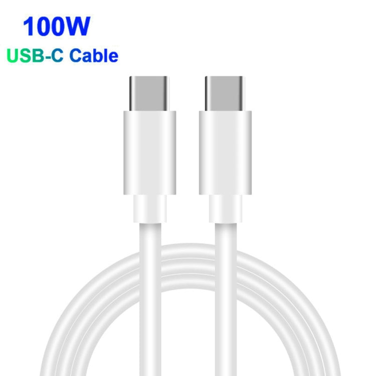 PD65W-A9 PD 65W Dual Dort USB-C / Type-C + Dual USB Charger with 5A USB-C / Type-C to USB-C / Type-C Fast Charging Cable for Apple MacBook Series UK Plug - Cable & Adapter by buy2fix | Online Shopping UK | buy2fix