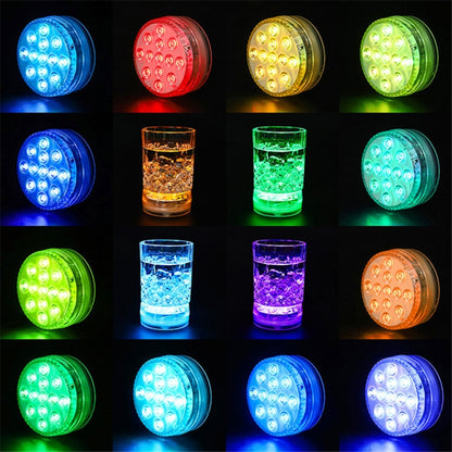 16 Colors 13 LEDs Underwater Light Swimming Pool Diving Light Dimmable Suction Cup Underwater Lamp - LED Light by buy2fix | Online Shopping UK | buy2fix