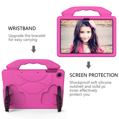 For Huawei MediaPad T10S 10.1/T10 9.7 Thumb Bracket EVA Shockproof Tablet Case(RoseRed) - Mobile Accessories by buy2fix | Online Shopping UK | buy2fix