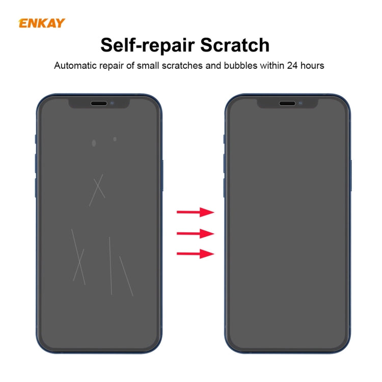 ENKAY Hat-Prince 0.1mm 3D Full Screen Protector Explosion-proof Hydrogel Film For iPhone 12 Pro Max - Apple Accessories by ENKAY | Online Shopping UK | buy2fix