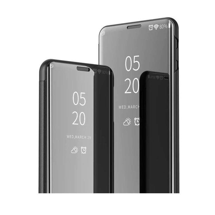 For Xiaomi Redmi Note 10 Pro Plated Mirror Horizontal Flip Leather Case with Holder(Silver) - Xiaomi Accessories by buy2fix | Online Shopping UK | buy2fix