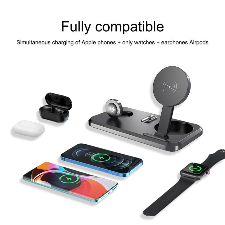 UV-06 3 in 1 Double Folding Wireless Charger for iPhone & Watch & Airpods 1 / 2 / Pro - Apple Accessories by buy2fix | Online Shopping UK | buy2fix