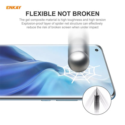 For Xiaomi Mi 11 Ultra 2 PCS ENKAY Hat-Prince Full Glue Full Coverage Screen Protector Explosion-proof Hydrogel Film - For Xiaomi by ENKAY | Online Shopping UK | buy2fix