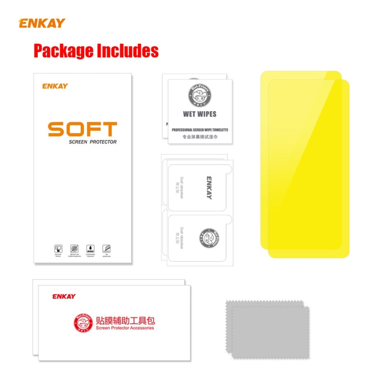 For Xiaomi Mi 11 Ultra 2 PCS ENKAY Hat-Prince Full Glue Full Coverage Screen Protector Explosion-proof Hydrogel Film - For Xiaomi by ENKAY | Online Shopping UK | buy2fix