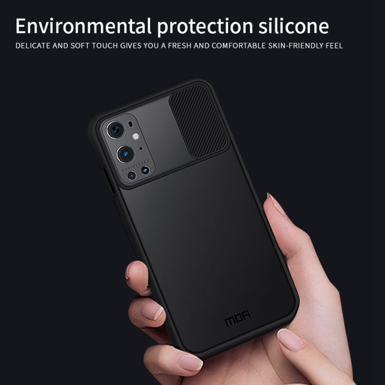 For OnePlus 9 Pro MOFI Xing Dun Series Translucent Frosted PC + TPU Privacy Anti-glare Shockproof All-inclusive Protective Case(Black) - OnePlus Cases by MOFI | Online Shopping UK | buy2fix