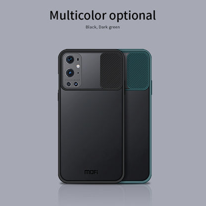 For OnePlus 9 Pro MOFI Xing Dun Series Translucent Frosted PC + TPU Privacy Anti-glare Shockproof All-inclusive Protective Case(Black) - OnePlus Cases by MOFI | Online Shopping UK | buy2fix