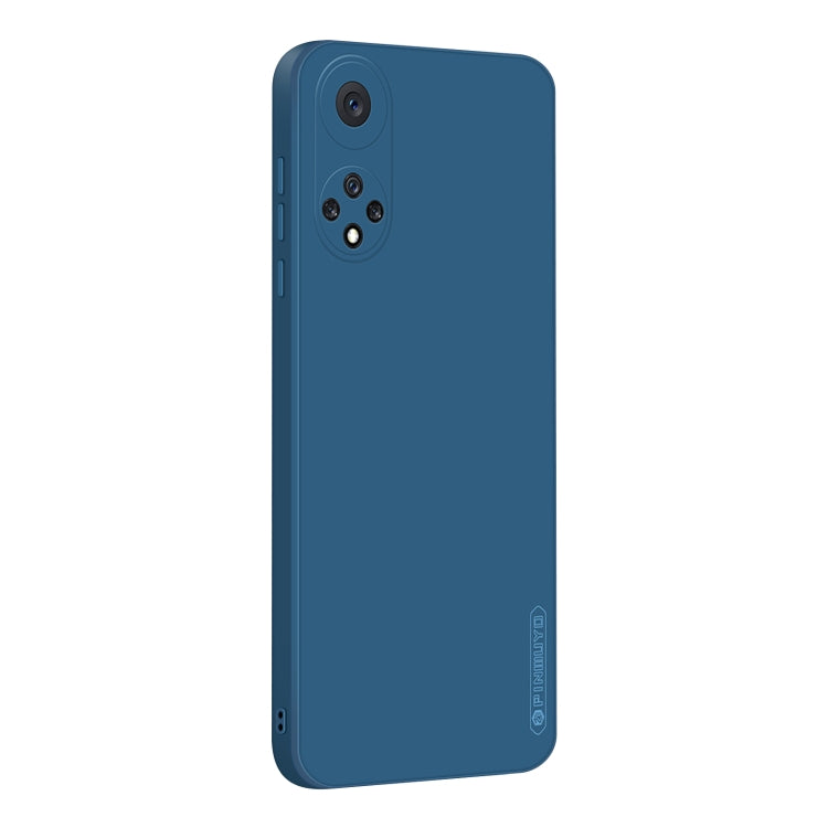 For Huawei nova 9 PINWUYO Liquid Silicone TPU Phone Case(Blue) - Huawei Cases by PINWUYO | Online Shopping UK | buy2fix