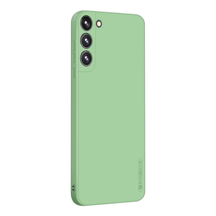 For Samsung Galaxy S22 5G PINWUYO Liquid Silicone TPU Phone Case(Green) - Galaxy S22 5G Cases by PINWUYO | Online Shopping UK | buy2fix