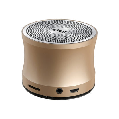 EWA A109+ TWS Stereo Portable Metal Bluetooth Speaker(Gold) - Mini Speaker by EWA | Online Shopping UK | buy2fix