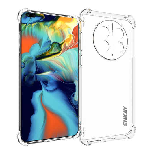 For Huawei Mate 50 Pro 4G ENKAY Transparent TPU Shockproof Phone Case - Huawei Cases by ENKAY | Online Shopping UK | buy2fix