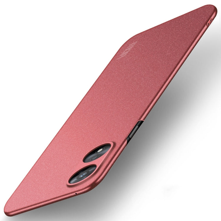 For OPPO A97 5G MOFI Frosted PC Ultra-thin Hard Phone Case(Red) - OPPO Cases by MOFI | Online Shopping UK | buy2fix