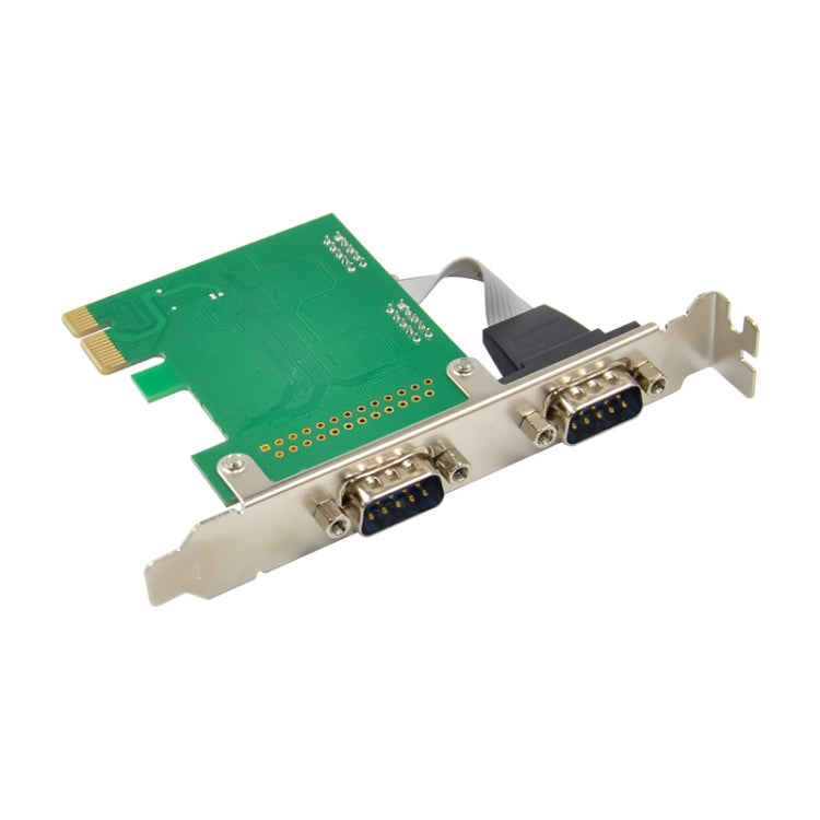 ST316 2 Ports RS232 To PCIE Converter Card AX99100 Chipset - Card Adapter by buy2fix | Online Shopping UK | buy2fix