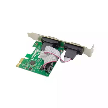 ST316 2 Ports RS232 To PCIE Converter Card AX99100 Chipset - Card Adapter by buy2fix | Online Shopping UK | buy2fix