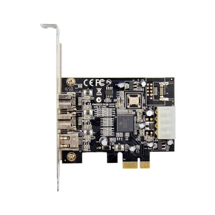 ST23 PCI Express 3 Port Firewire 1394B & 1394A PCIe 1.1 x1 Card - Card Adapter by buy2fix | Online Shopping UK | buy2fix