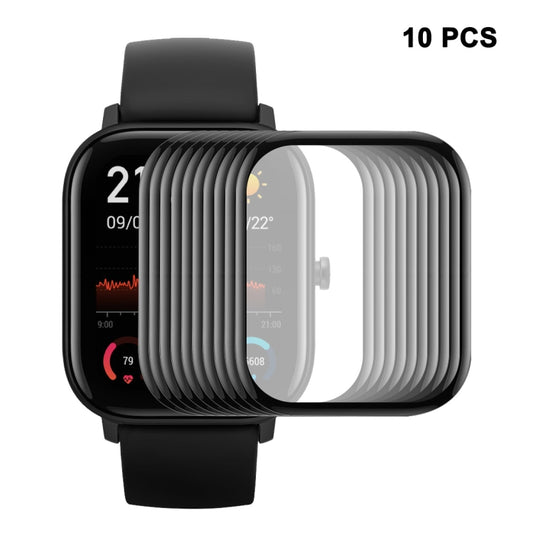 10pcs For Amazfit GTS 4 ENKAY 3D Full Coverage Soft PC Edge + PMMA HD Screen Protector Film - Screen Protector by ENKAY | Online Shopping UK | buy2fix