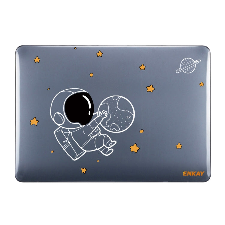 For MacBook Pro 13.3 A1706/A1989/A2159 ENKAY Hat-Prince 3 in 1 Spaceman Pattern Laotop Protective Crystal Case with TPU Keyboard Film / Anti-dust Plugs, Version:EU(Spaceman No.5) - MacBook Pro Cases by ENKAY | Online Shopping UK | buy2fix