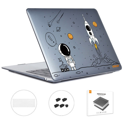 For MacBook Pro 13.3 A1708 ENKAY Hat-Prince 3 in 1 Spaceman Pattern Laotop Protective Crystal Case with TPU Keyboard Film / Anti-dust Plugs, Version:EU(Spaceman No.1) - MacBook Pro Cases by ENKAY | Online Shopping UK | buy2fix