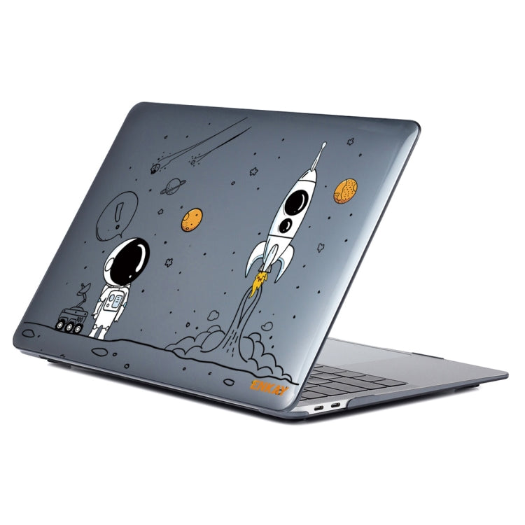 For MacBook Pro 15.4 A1707/A1990 ENKAY Hat-Prince 3 in 1 Spaceman Pattern Laotop Protective Crystal Case with TPU Keyboard Film / Anti-dust Plugs, Version:US(Spaceman No.1) - MacBook Pro Cases by ENKAY | Online Shopping UK | buy2fix