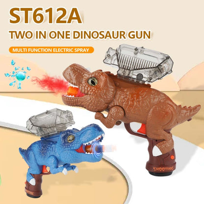 MoFun 612A Electric Dinosaur Toy Gun With Lights/Spray(Brown) - Toy Gun Series by MoFun | Online Shopping UK | buy2fix