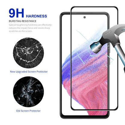 For Samsung Galaxy A54 5G 10pcs ENKAY Hat-Prince Full Glue 0.26mm 9H 2.5D Tempered Glass Full Film - Galaxy Tempered Glass by ENKAY | Online Shopping UK | buy2fix